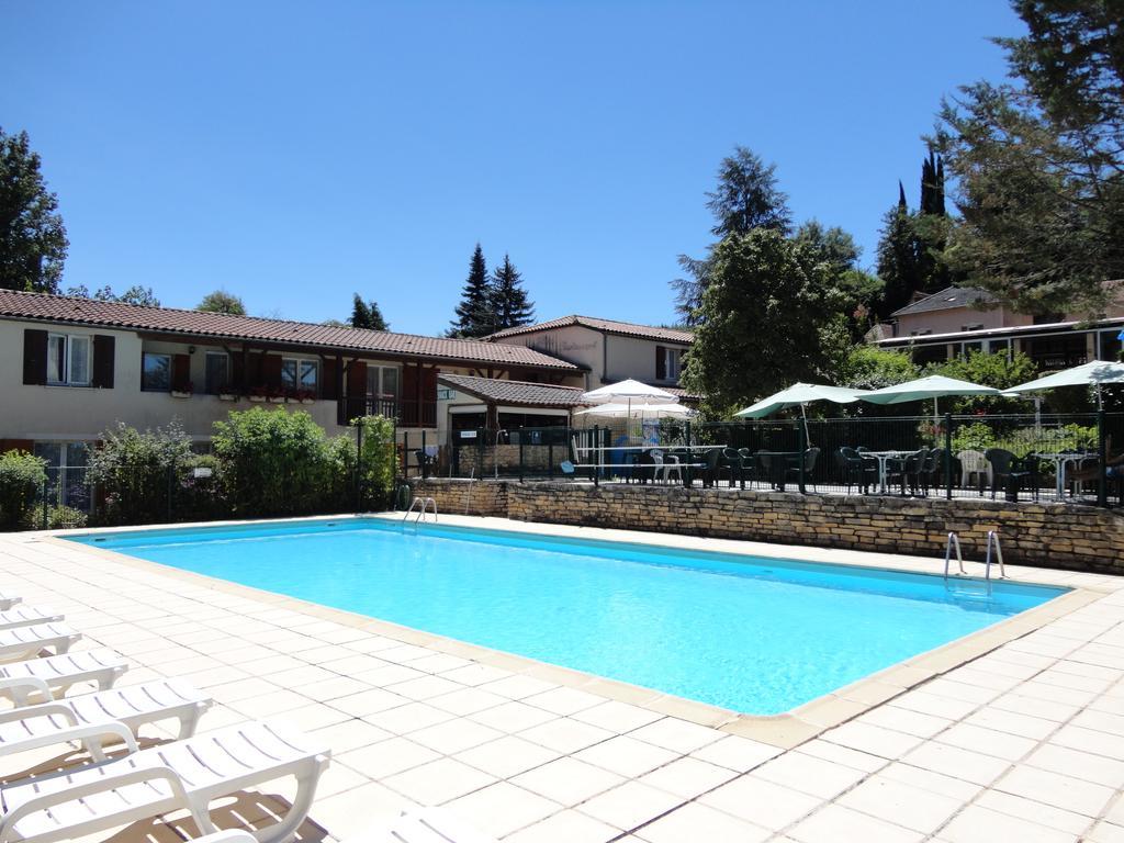 Hotel Restaurant Les Falaises Bouziès Exteriör bild